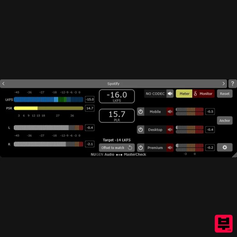 NUGEN Audio MasterCheck 2 - Mastering