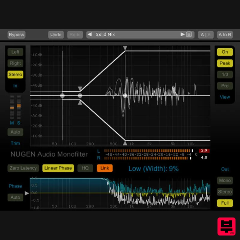 NUGEN Audio Monofilter  - Mastering