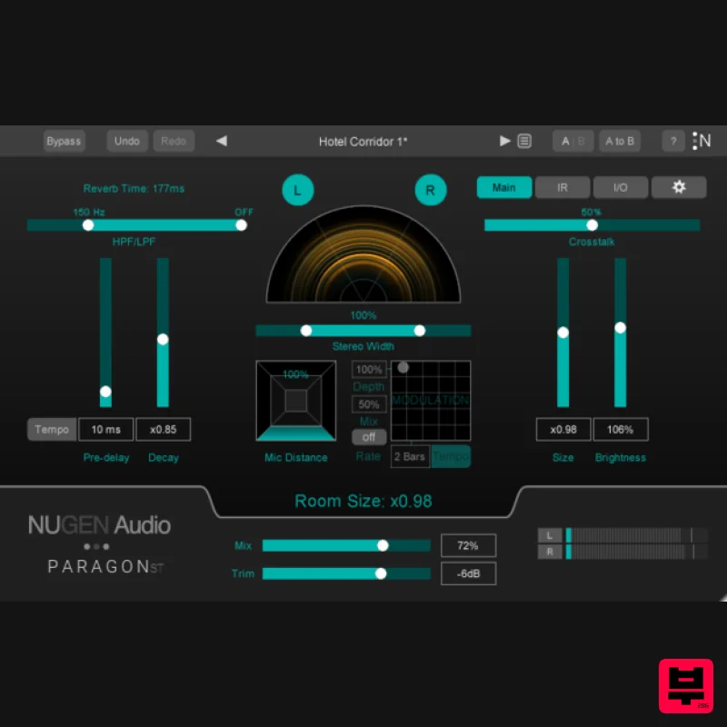 NUGEN Audio Paragon ST - Reverb