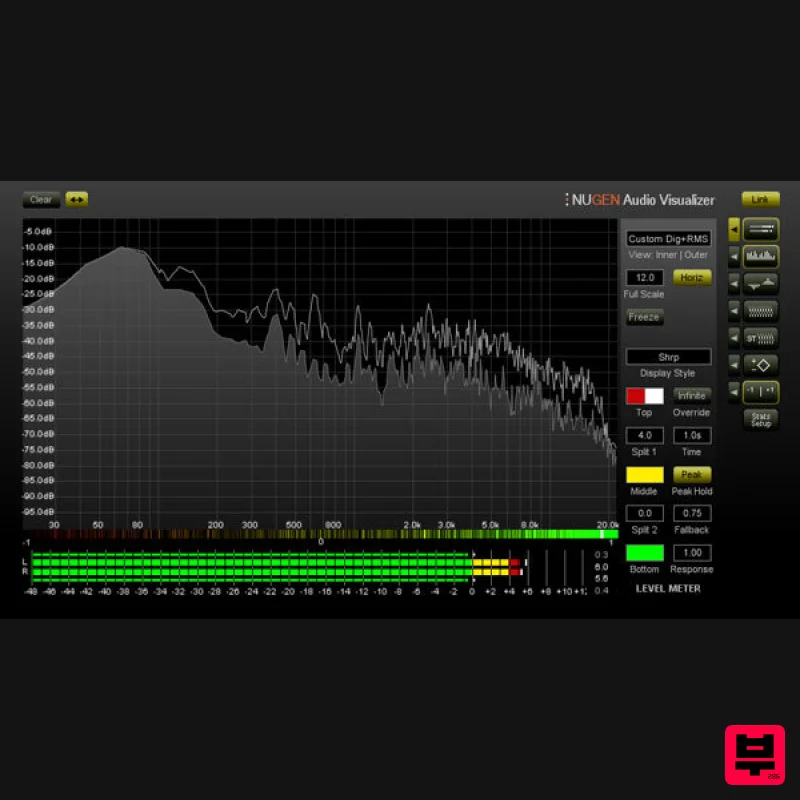 NUGEN Audio Visualizer  - Metering