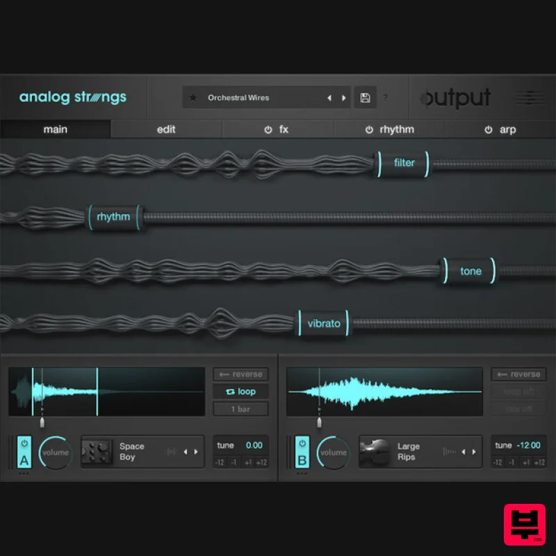 Output ANALOG STRINGS - Professional Music Instrument Photo