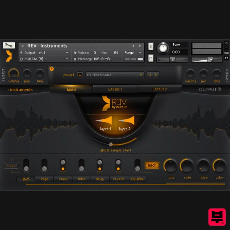 Output REV - Professional Music Instrument Photo