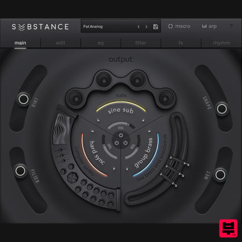 Output SUBSTANCE - Professional Music Instrument Photo