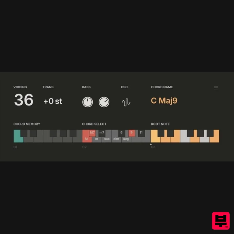 Pentacom ChordBloom - Music Theory Tools