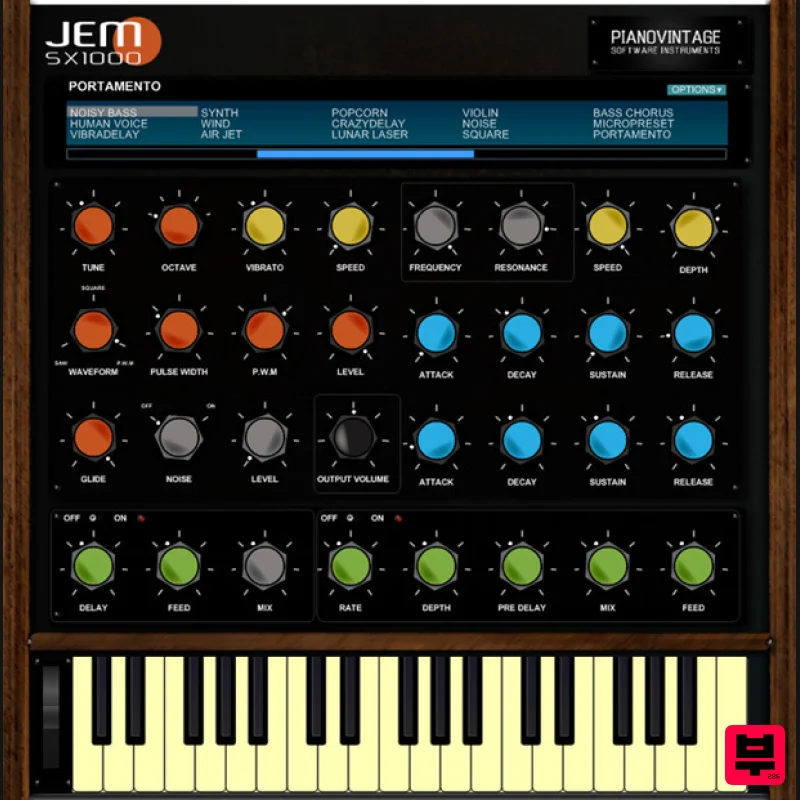 Piano Vintage JEM SX1000 - Synth