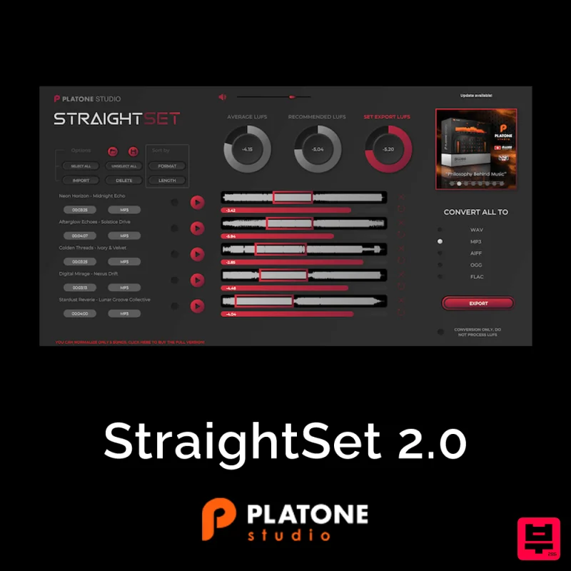 Platone Studio StraightSet 2.0 - Mix Checking