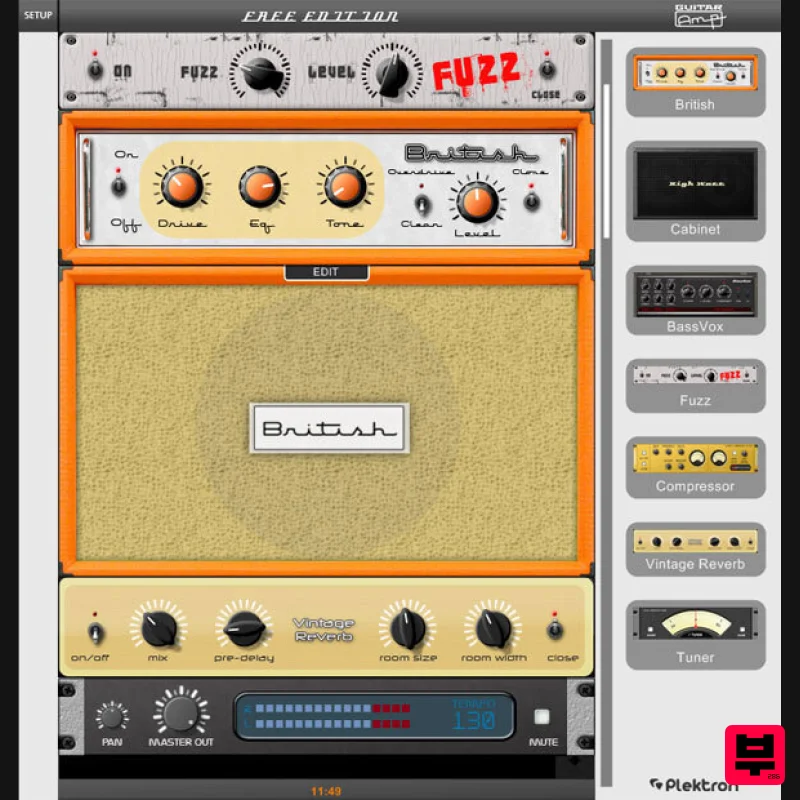 Plektron Guitar Amp 2 Free Edition - Amp Simulator