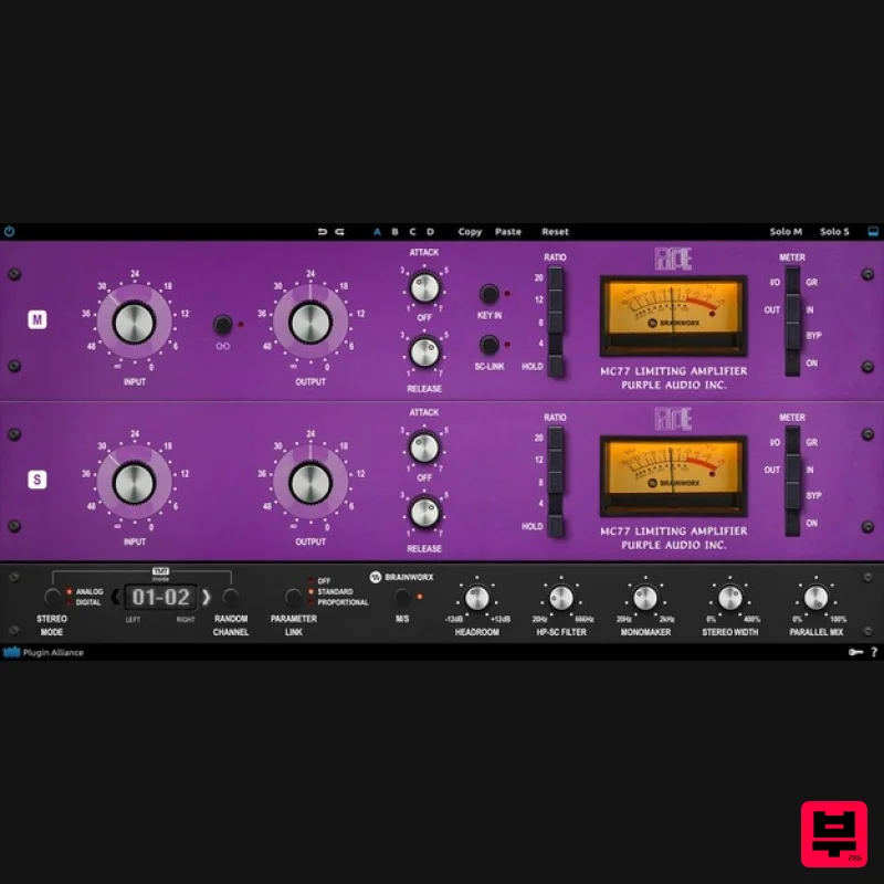 Plugin Alliance Purple Audio MC77 - Professional Music Instrument Photo