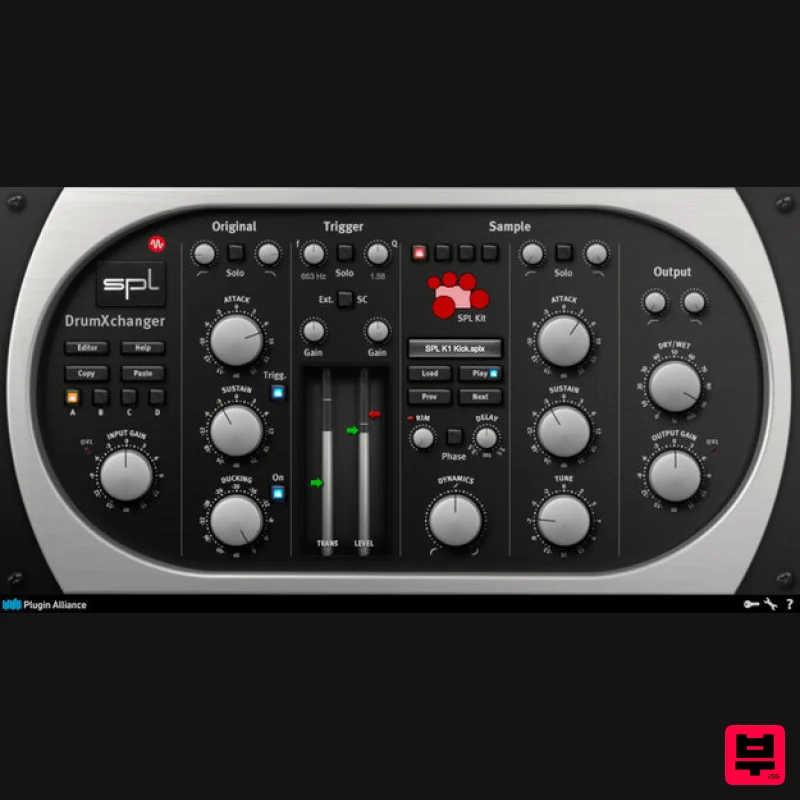 Plugin Alliance SPL DrumXchanger - Sound Editor
