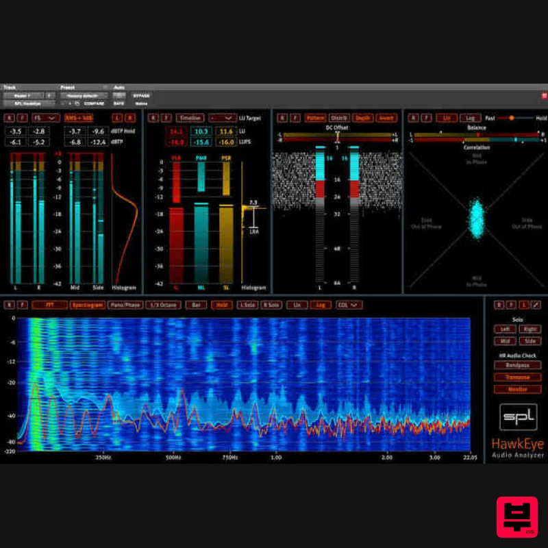 Plugin Alliance SPL HawkEye - Metering