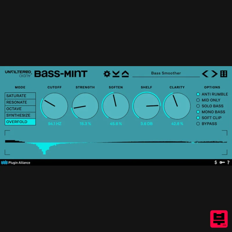 Plugin Alliance Unfiltered Audio Bass-Mint - Enhancer