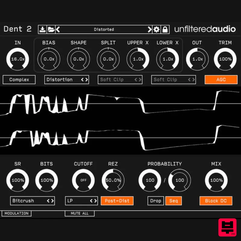 Plugin Alliance Unfiltered Audio Dent 2 - Distortion