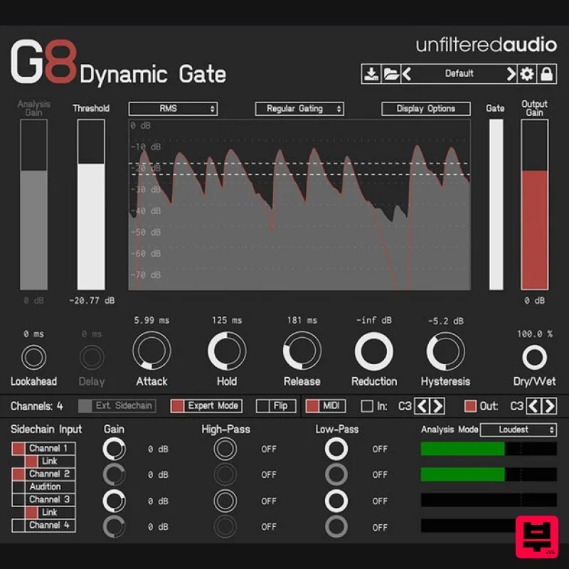 Plugin Alliance Unfiltered Audio G8 - Gate