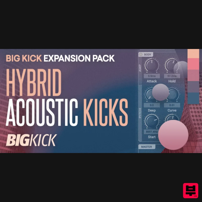 Plugin Boutique BigKick Expansion - Hybrid Acoustic Kicks - Expansion Packs
