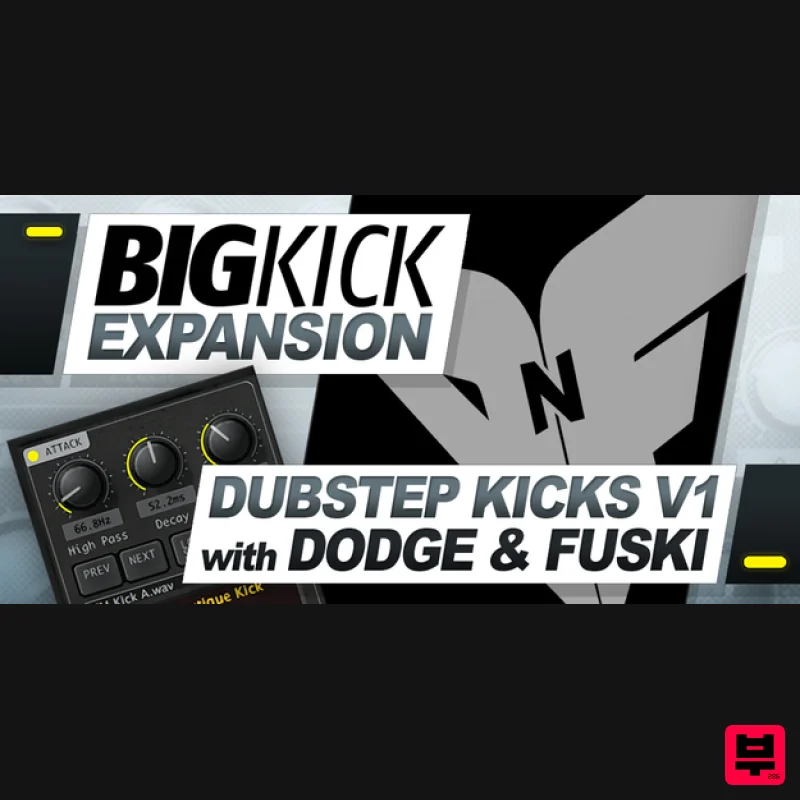 Plugin Boutique BigKick Expansion V1- Dubstep Kicks with Dodge & Fuski - Expansion Packs