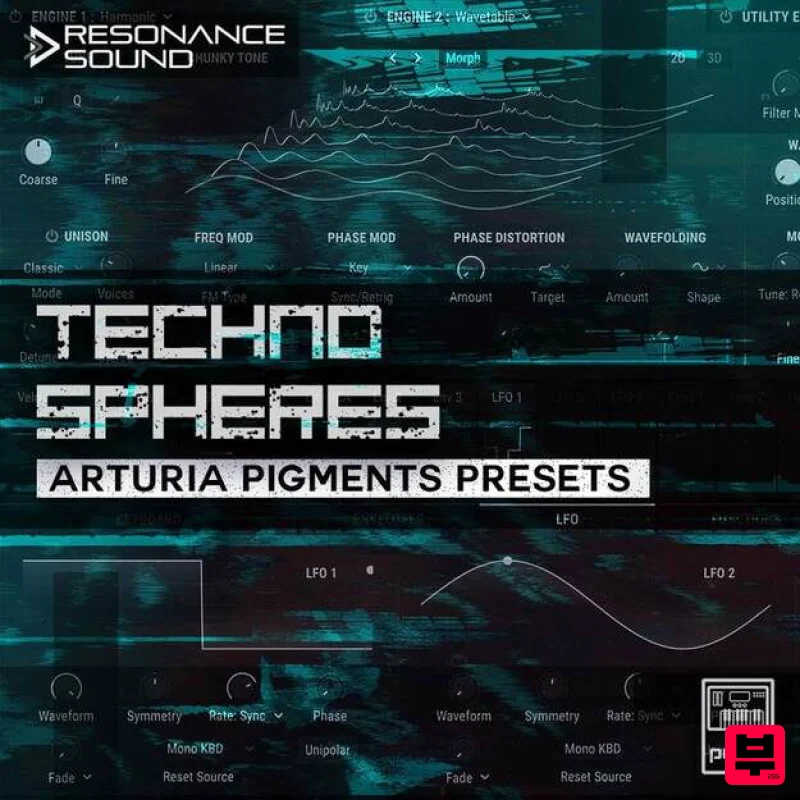 Resonance Sound Techno Spheres for Arturia Pigments - Synth Presets