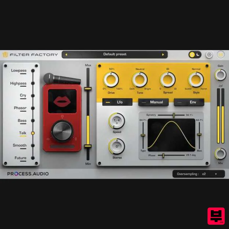 PROCESS.AUDIO Filter Factory - Multi Effect