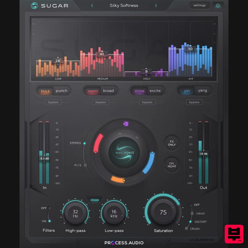 PROCESS.AUDIO Sugar - Multi Effect