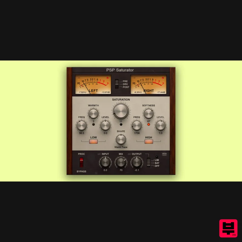 PSP Audioware PSP Saturator - Saturation