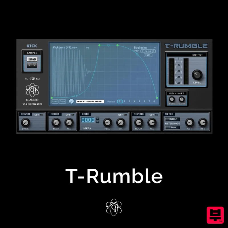 Q-Audio T-Rumble - Drum Machine