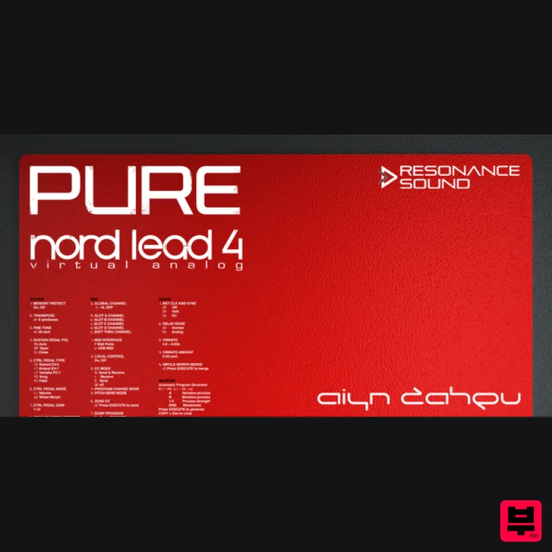 Resonance Sound Aiyn Zahev Sounds – PURE Nord Lead 4 Patches - Expansion Packs