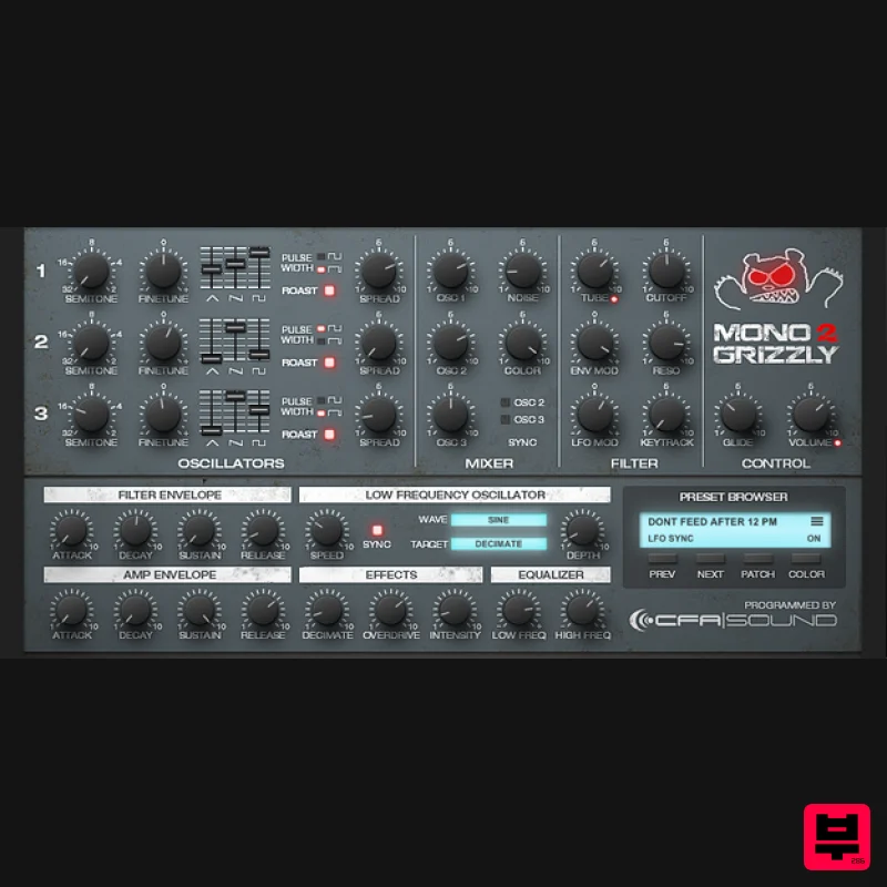 Resonance Sound CFA Sound MonoGrizzly 2 - Synth
