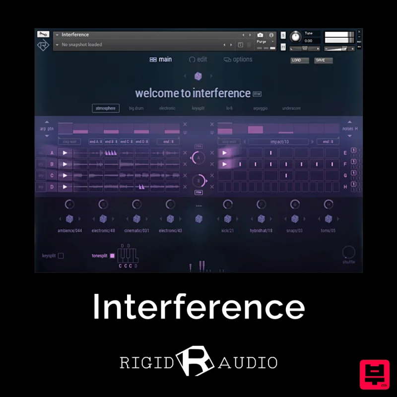 Rigid Audio Interference - Drum Machine