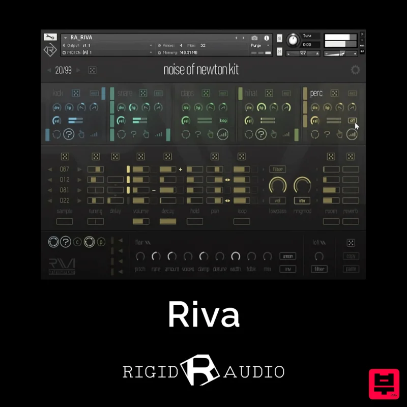 Rigid Audio Riva - Drum Machine