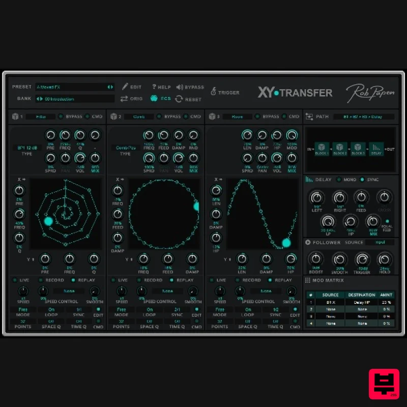 Rob Papen XY-Transfer - Multi Effect