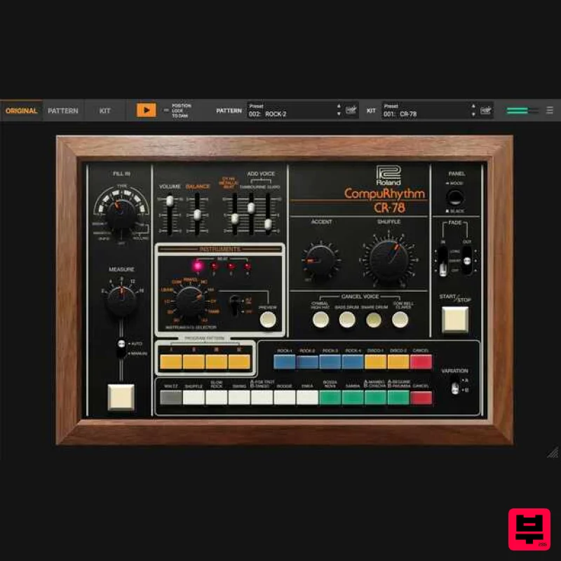 Roland CR‑78 Software Rhythm Composer - Drum Machine