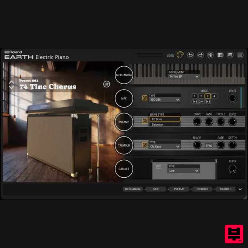 Roland Earth Electric Piano - Professional Music Instrument Photo