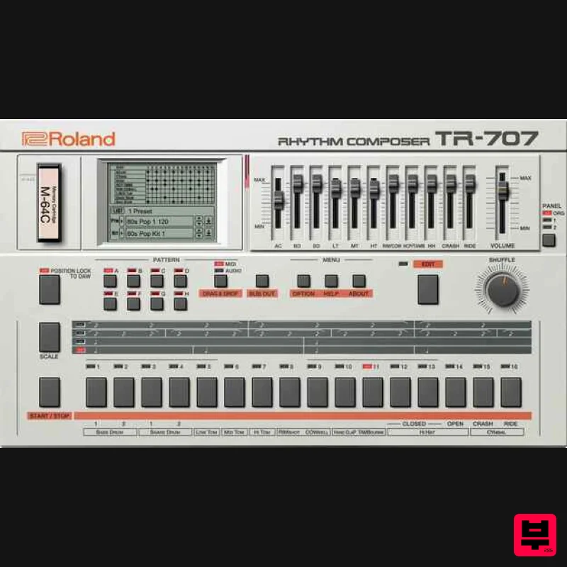 Roland TR-707 - Drum Machine