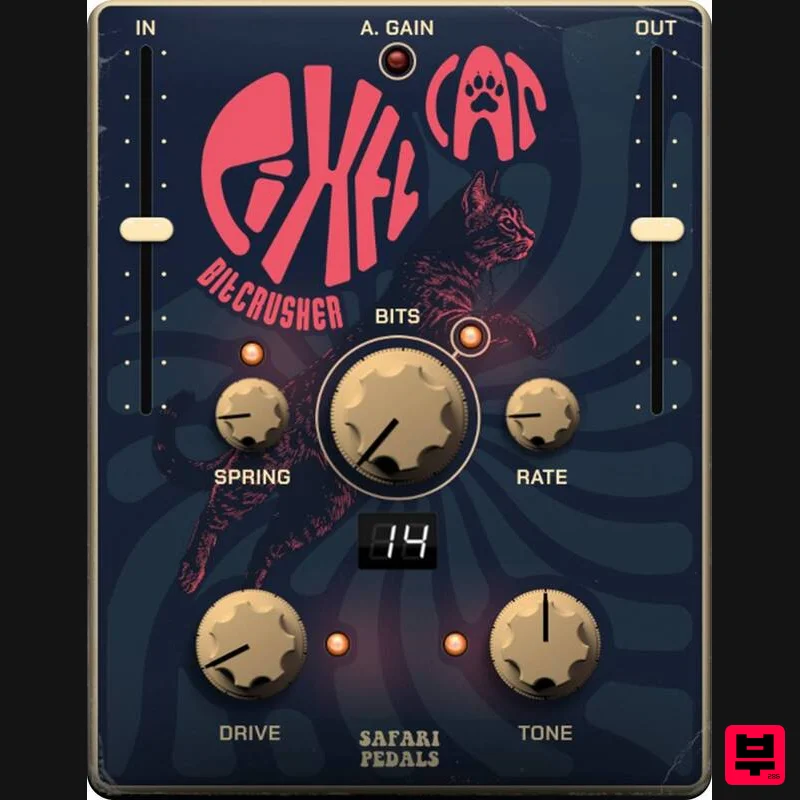 Safari Audio Pixel Cat - Bit Crusher