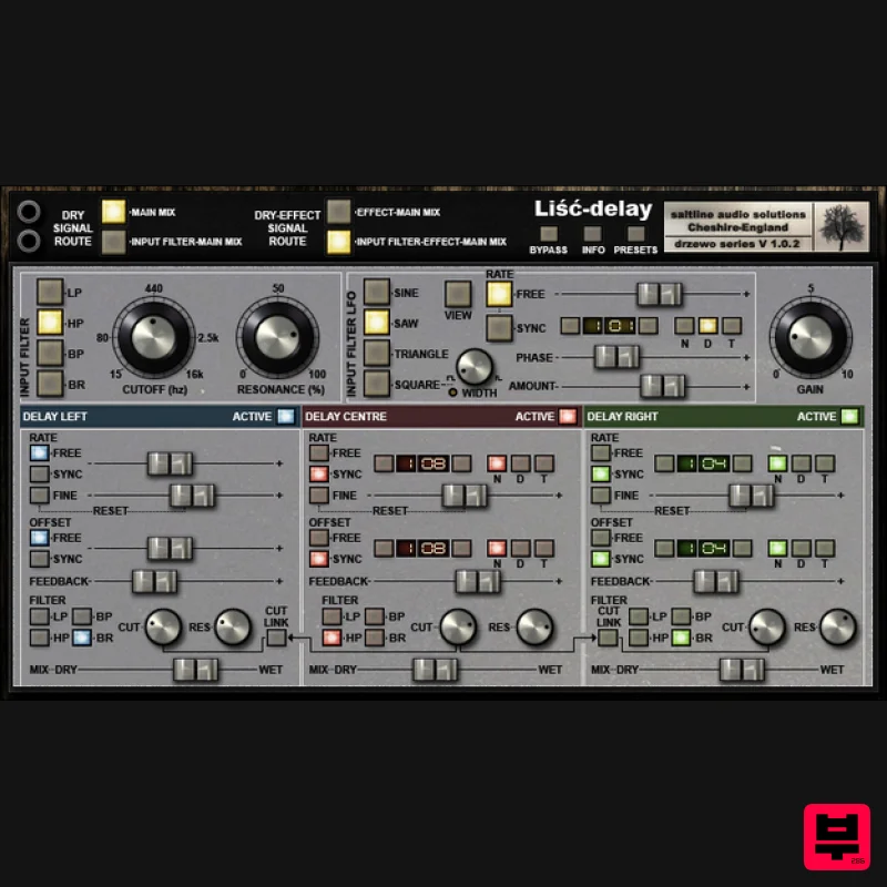 Saltline Lisc Delay - Delay