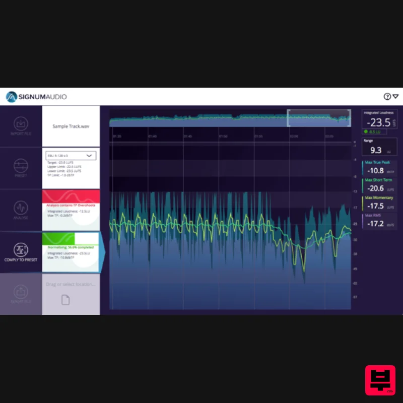 Signum Audio BUTE Loudness Normaliser (Surround) - Mastering