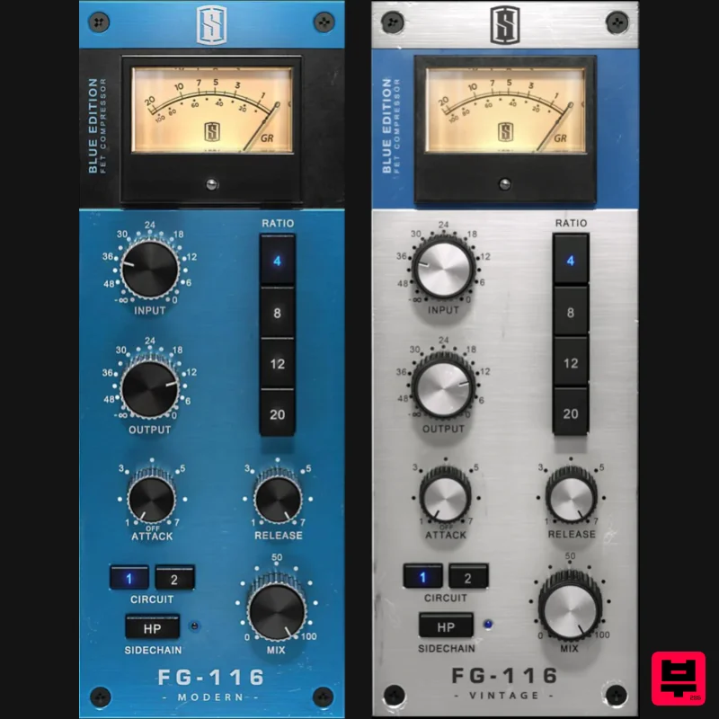Slate Digital FG-116 Blue Series FET Compressors - Compressor