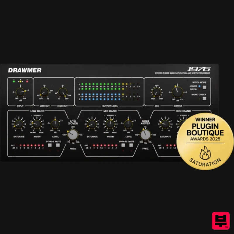 Softube Drawmer 1976 Three Band Saturator - Saturation