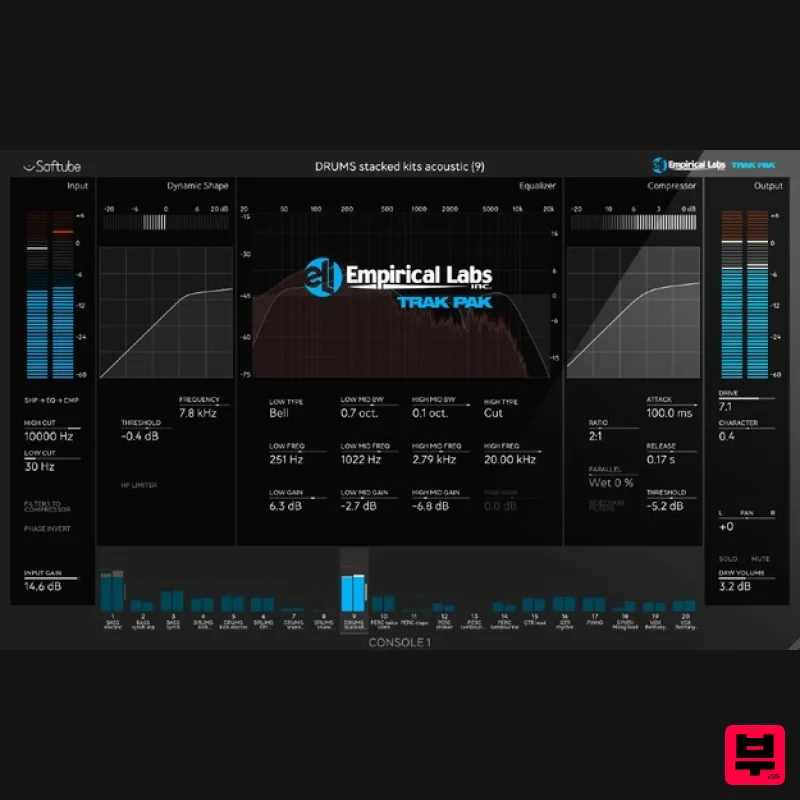 Softube Empirical Labs Trak Pak for Console 1 - Channel Strip