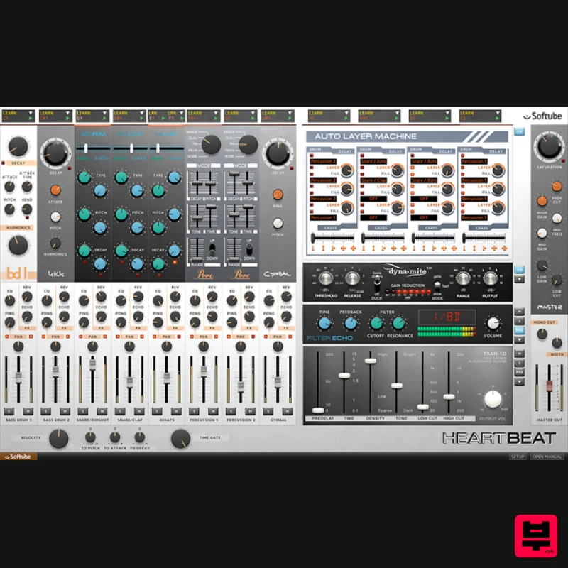 Softube Heartbeat - Drum Machine
