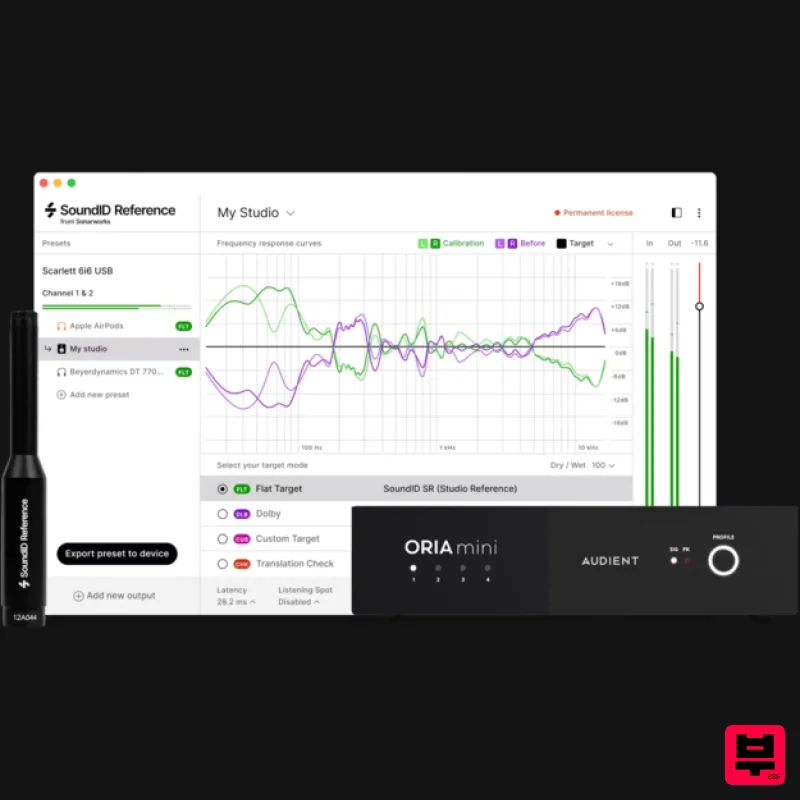 Sonarworks SoundID Reference Add-on for ORIA Mini - Referencing Tools