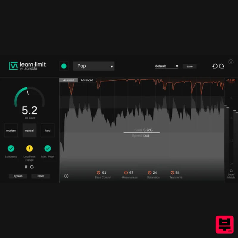 sonible learn:limit - Limiter