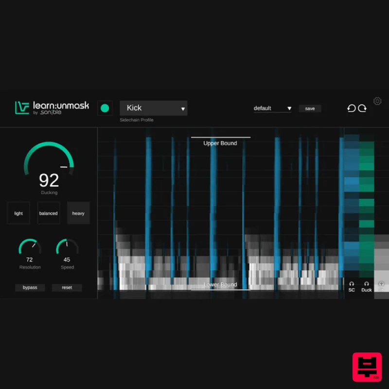 sonible learn:unmask - Compressor