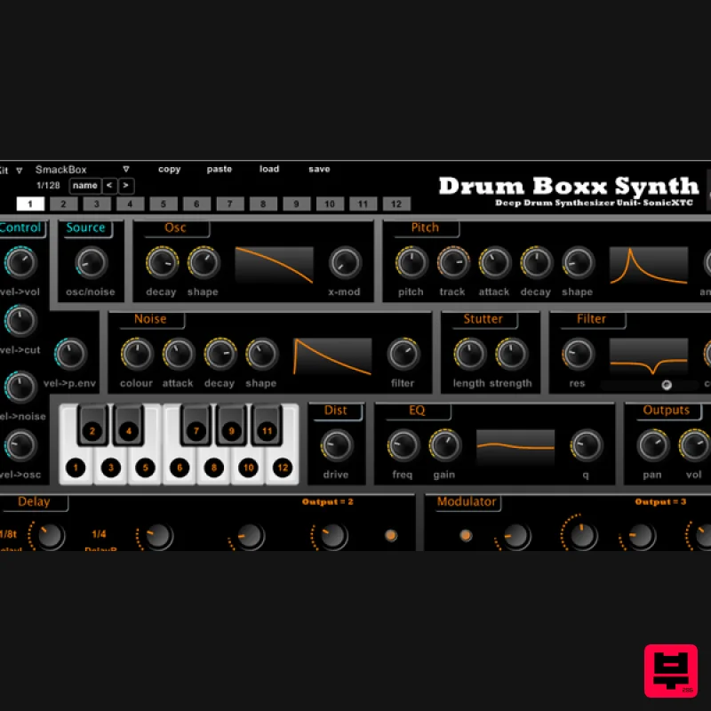 SonicXTC Drum Boxx Synth - Drum Machine