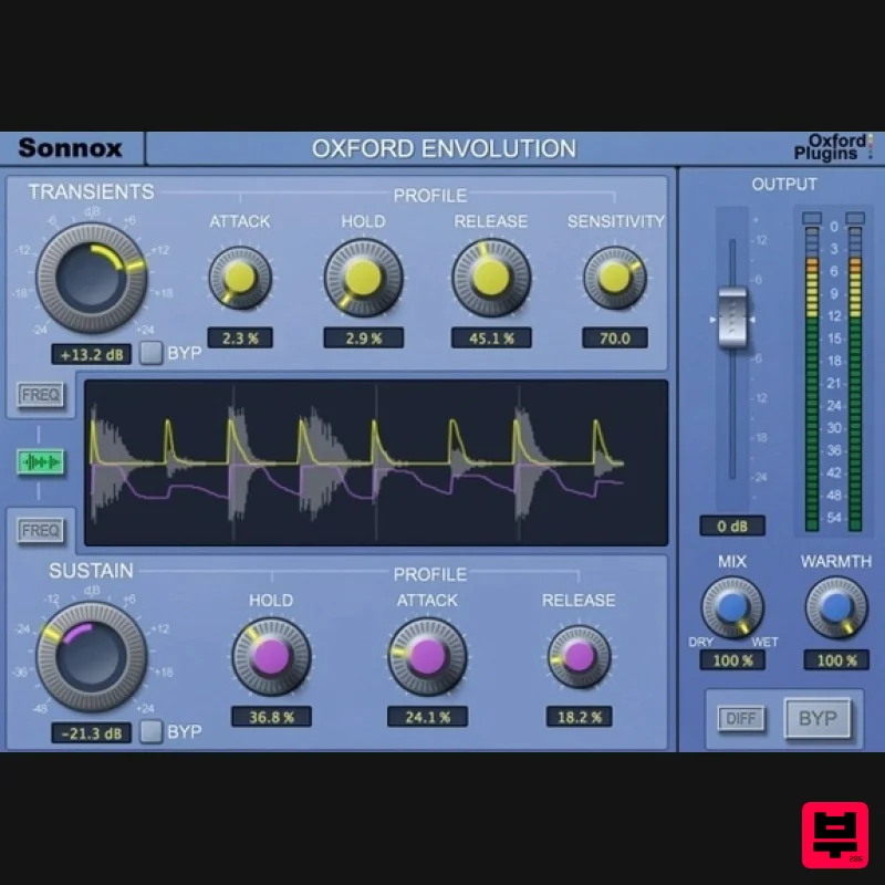 Sonnox Oxford Envolution - HDX - Envelope Shaper