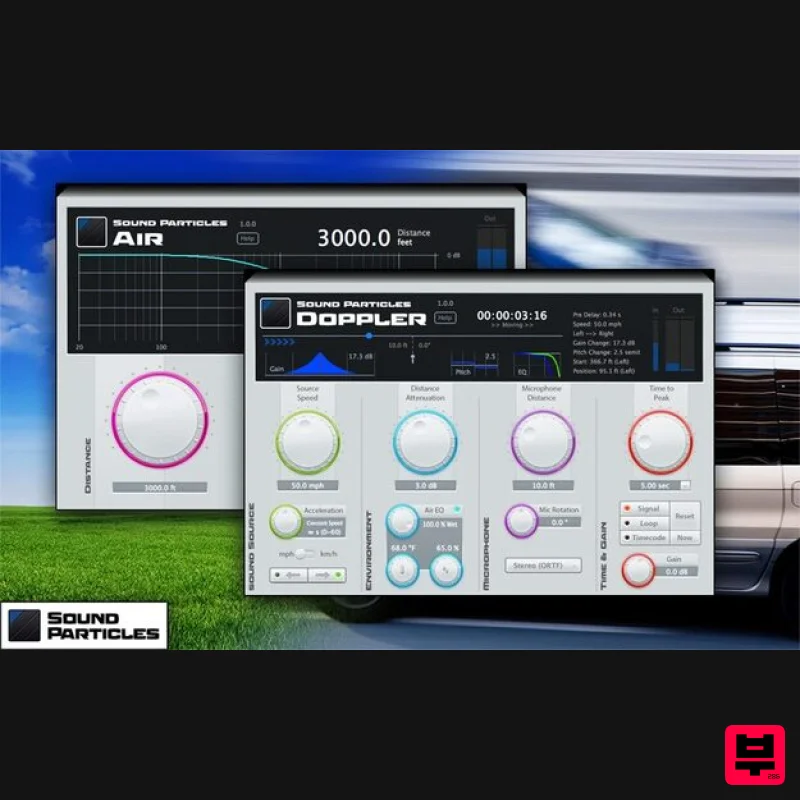 Sound Particles Doppler + Air - Multi Effect