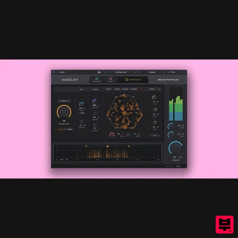 Sound Particles inDelay - Delay