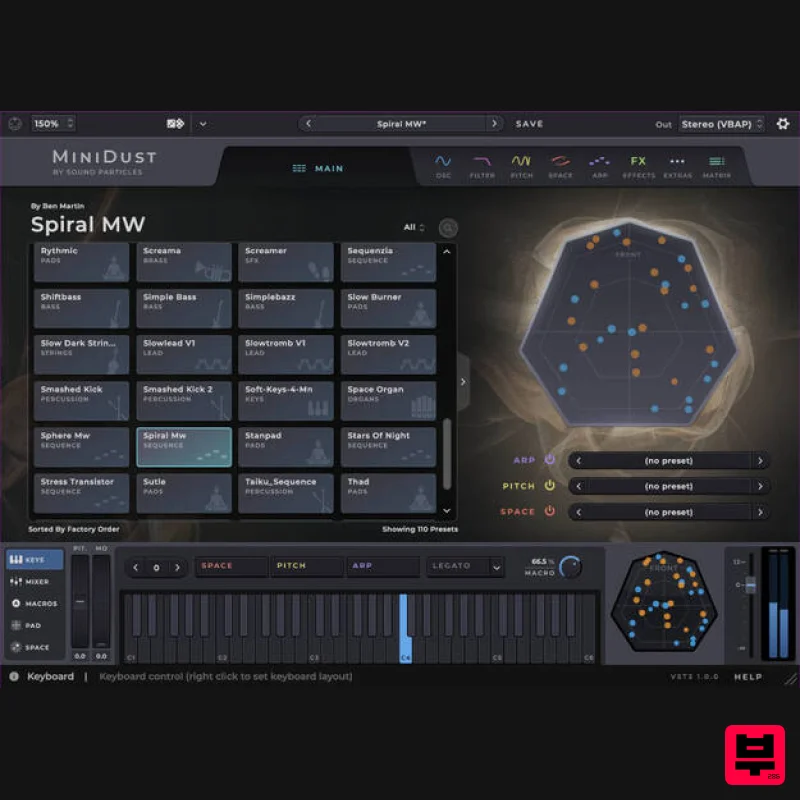 Sound Particles MiniDust - Synth