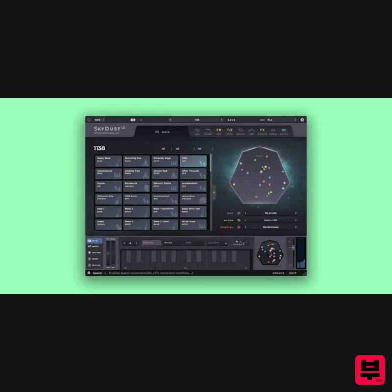 Sound Particles SkyDust 3D - Synth