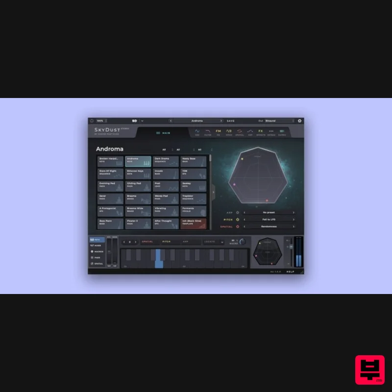 Sound Particles SkyDust Stereo - Synth