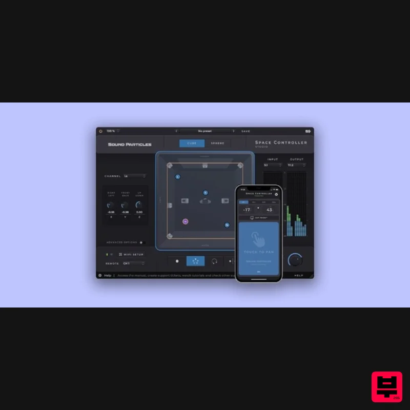 Sound Particles Space Controller Studio - Professional Music Instrument Photo
